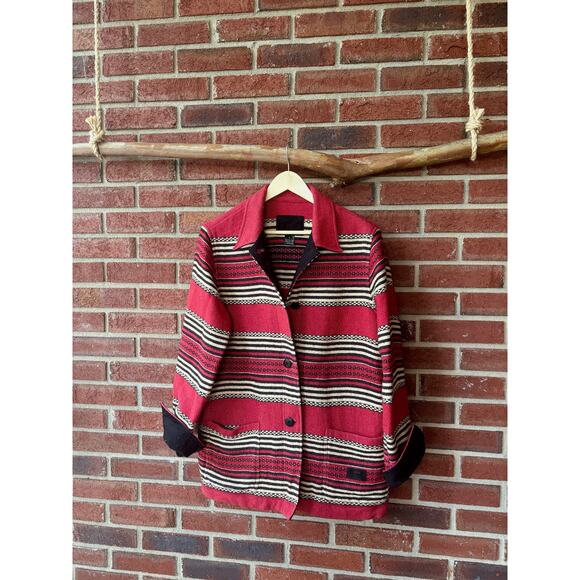 Vintage Ralph Lauren Safari Blanket Barn Jacket Size Large - Picture 2 of 6